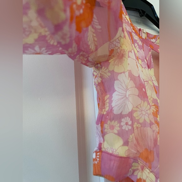 Maje Riso Floral Maxi Dress Size 40 (10 US) - Picture 7 of 12
